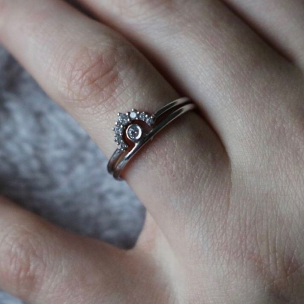 Leah Alexandra Stacking Ring Set Size 7